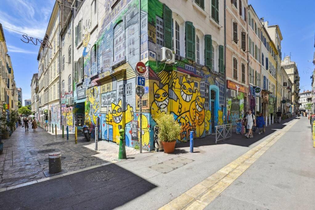 Charmant Logement Au Coeur Du Cours Julien 마르세유 외부 사진